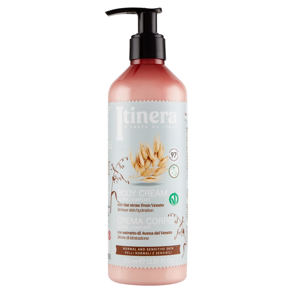 Itinera Crema Corpo Ultra Comfort con estratto di Avena del Veneto 370 ml